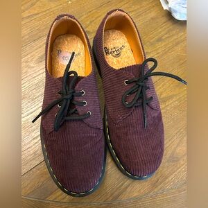Dr. Martens Men's Corduroy Shoes - Purple